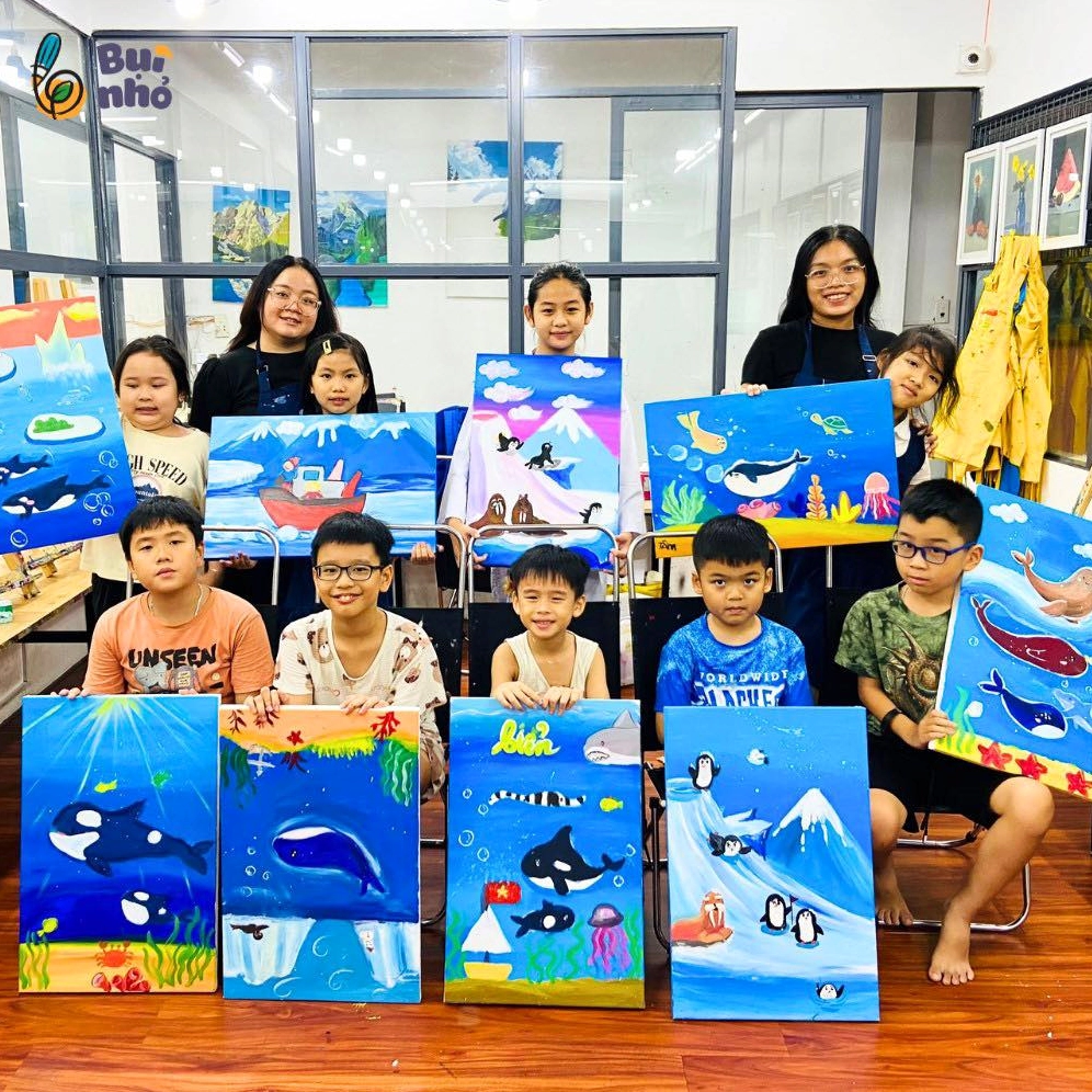 Bài vẽ bảo vệ môi trường thể hiện sự sáng tạo