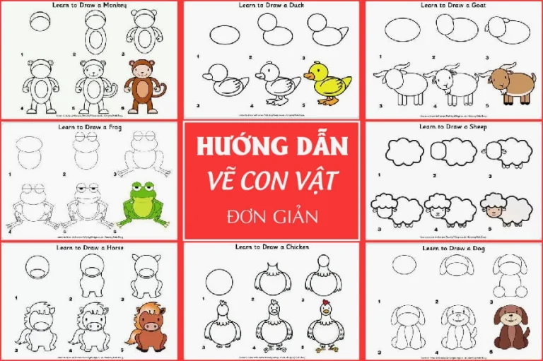 Bí Kíp Vẽ Con Vật Đơn Giản: Từ A-Z cho Mọi Lứa Tuổi