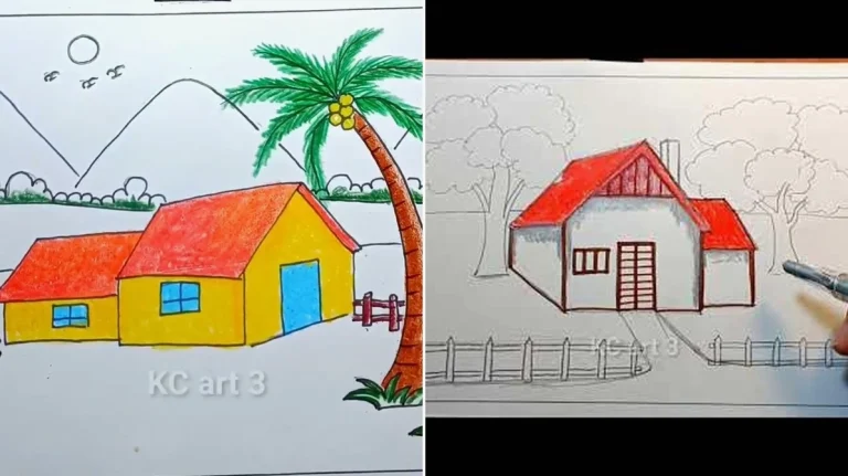 Bí Quyết Vẽ Ngôi Nhà Trong Tranh: Từ Đơn Giản Đến Chuyên Nghiệp