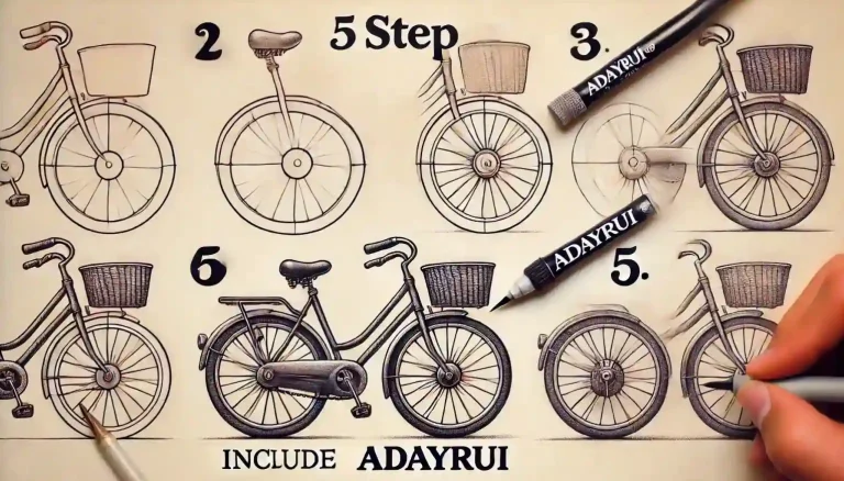 Bí Quyết Vẽ Xe Đạp Đẹp Như Chuyên Gia chỉ trong 5 phút!