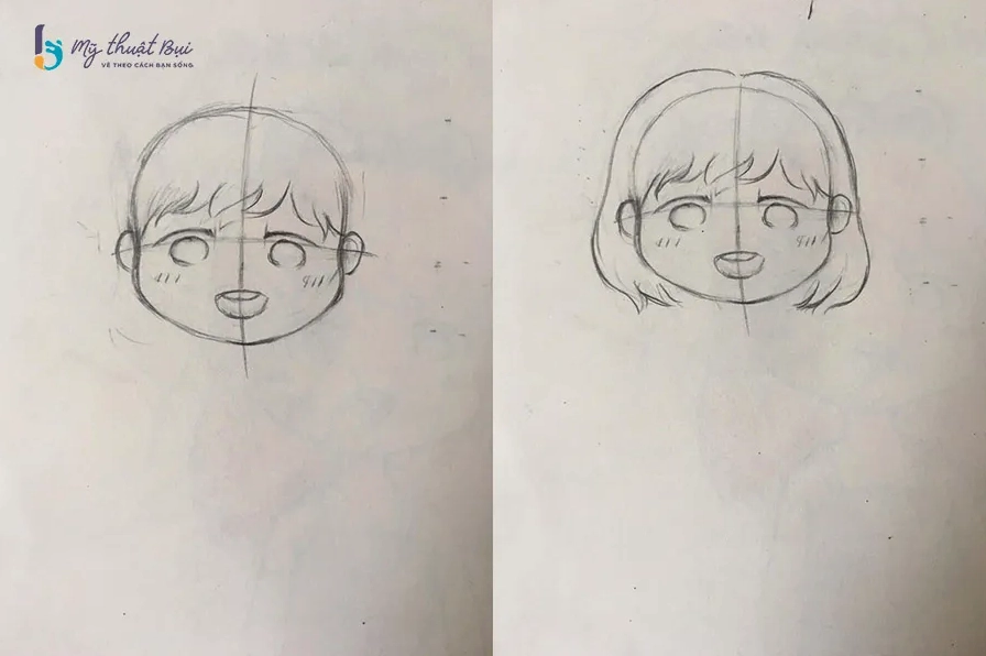 Các kiểu tóc phong phú cho nhân vật Chibi