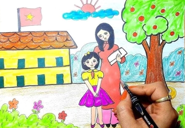 Các mẫu tranh minh họa dễ thương