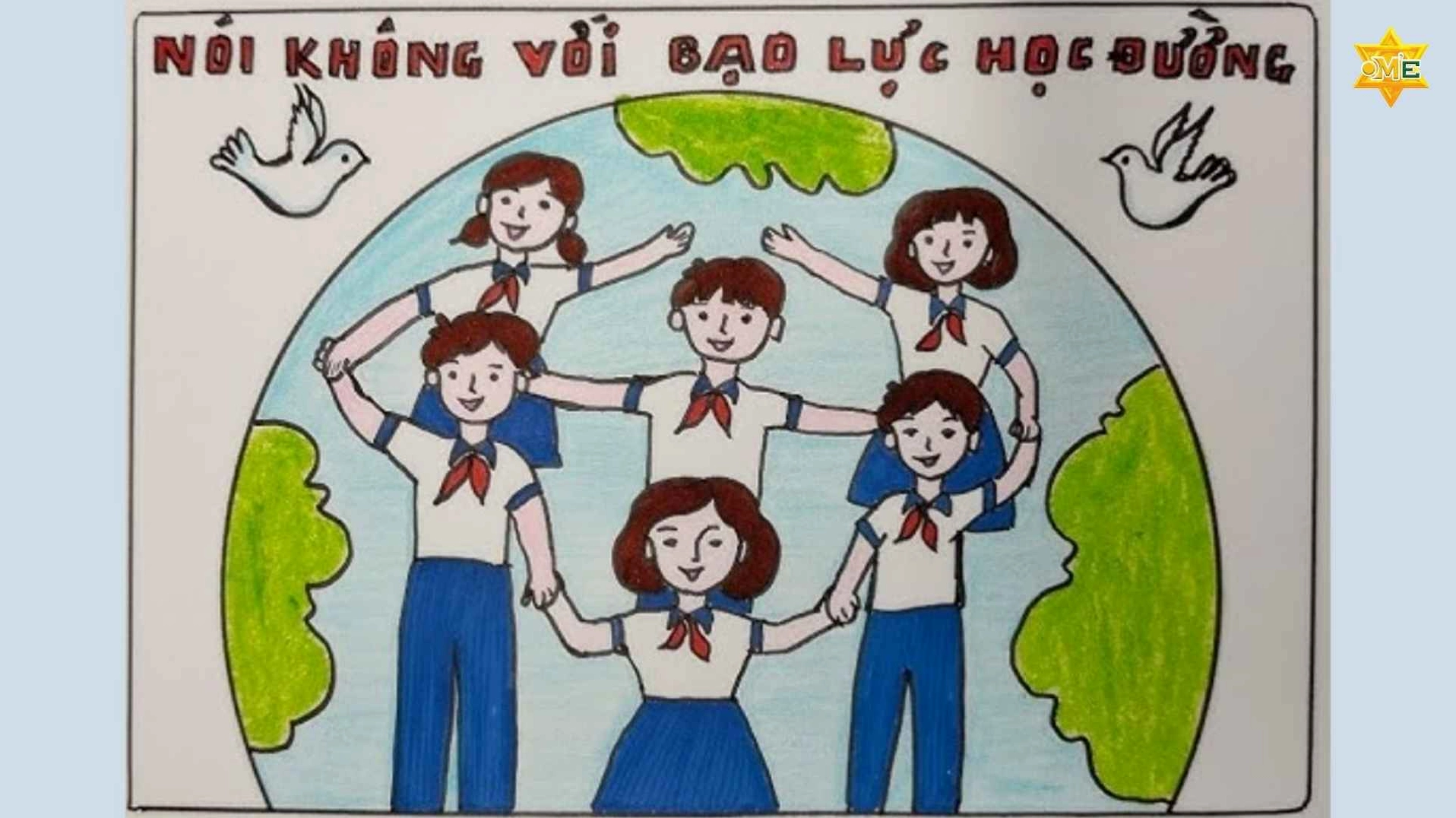 Các nét vẽ cơ bản trong tranh bạo lực học đường