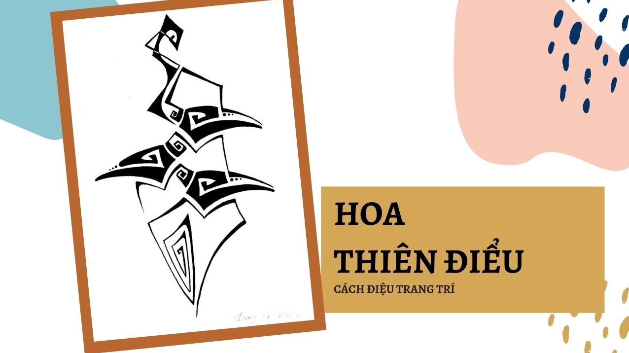 Cách điệu hoa thiên điểu với hình dáng độc đáo