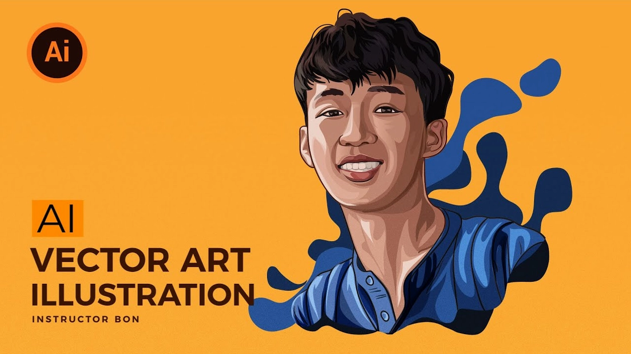 Cách vẽ chân dung bằng Illustrator: Hướng dẫn chi tiết từng bước