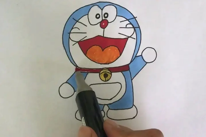 Cách vẽ Doraemon chi tiết