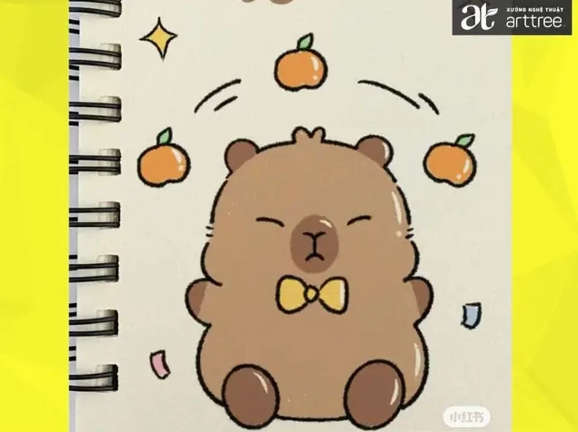 Cách Vẽ Tranh Cute - Sử dụng màu pastel