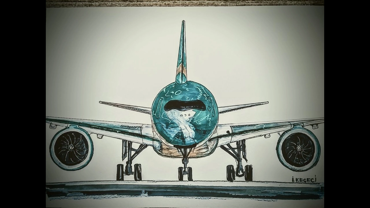 Hình ảnh máy bay Boeing 747 với thiết kế thông minh
