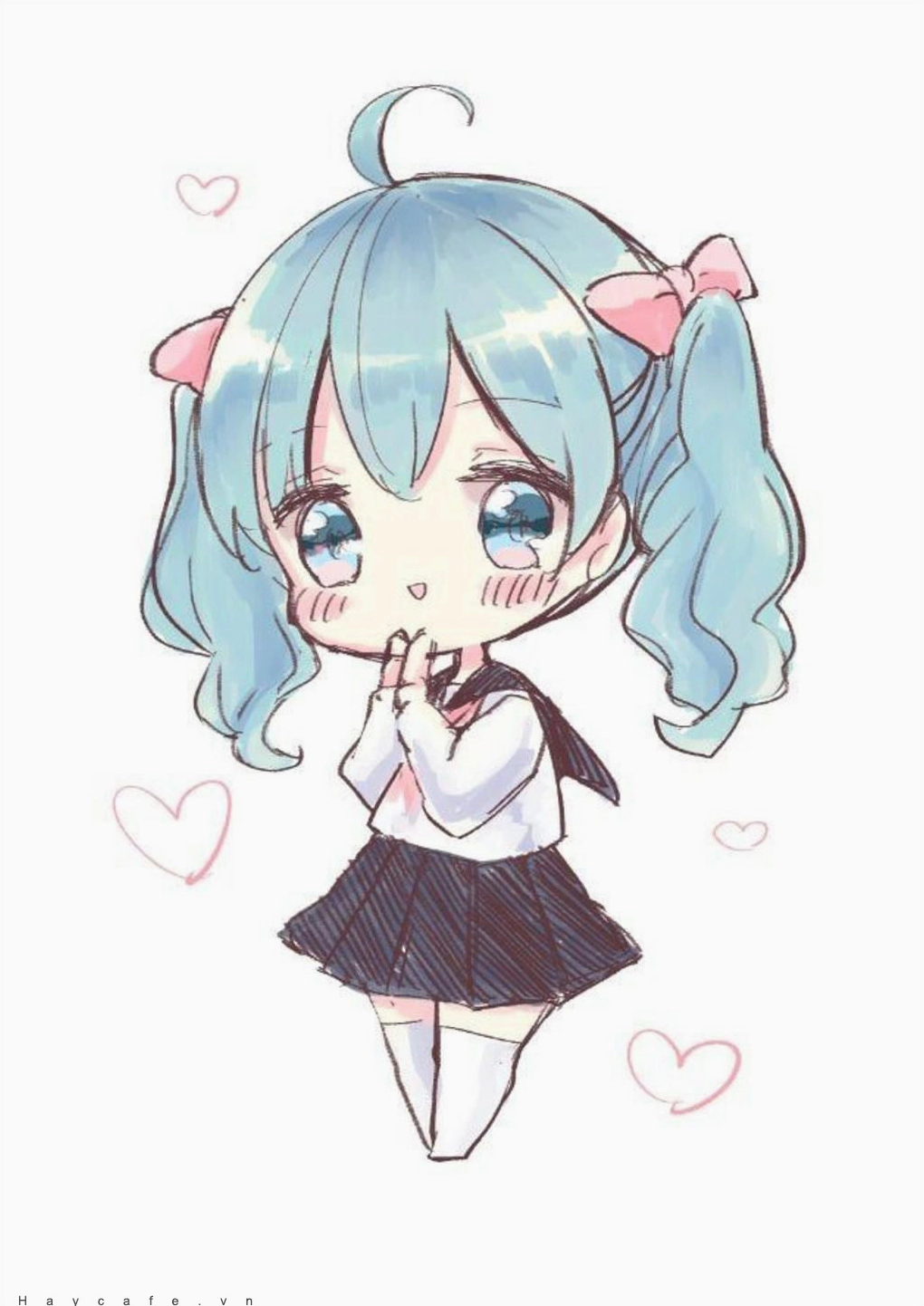 Hình vẽ nhân vật theo phong cách Chibi cute
