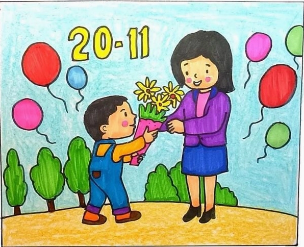 Hoàn thiện bức tranh đơn giản mà đẹp