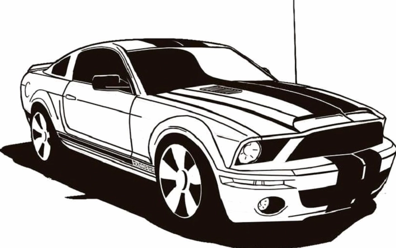 Hoàn thiện đường nét và thêm chi tiết nhỏ cho ô tô mơ ước