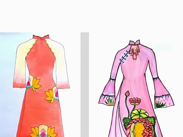 Hướng dẫn vẽ áo dài đẹp