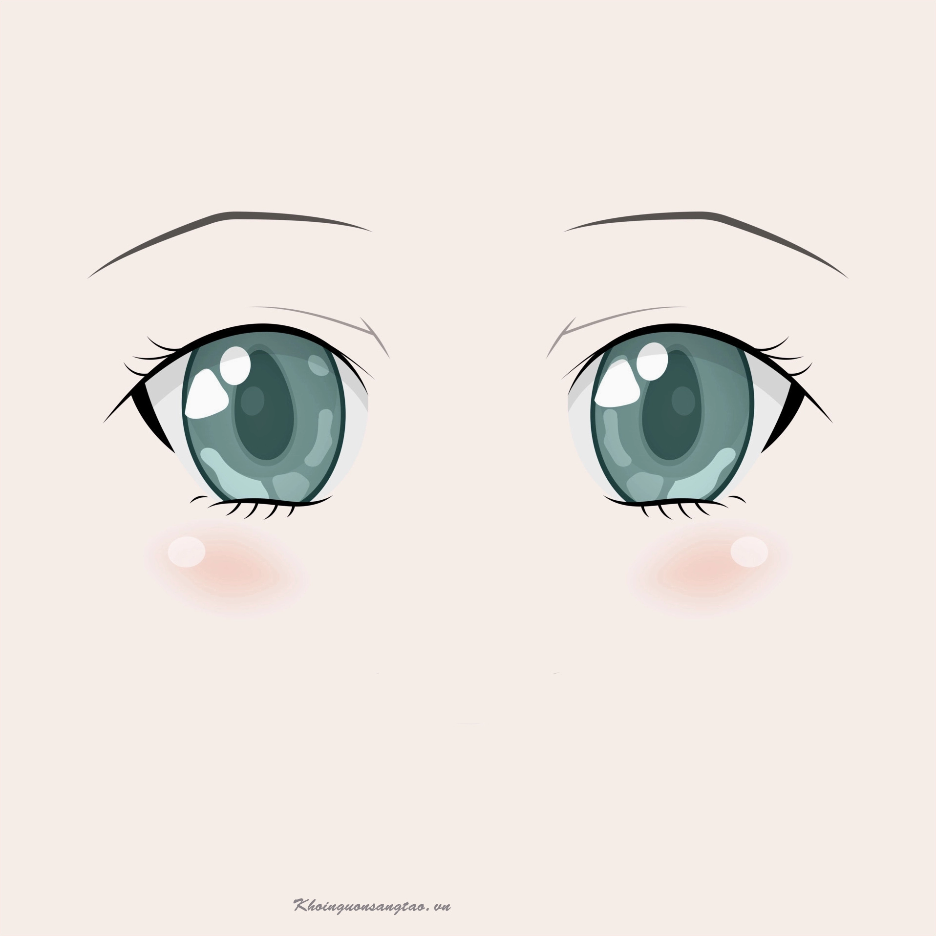 Hướng dẫn vẽ mắt anime