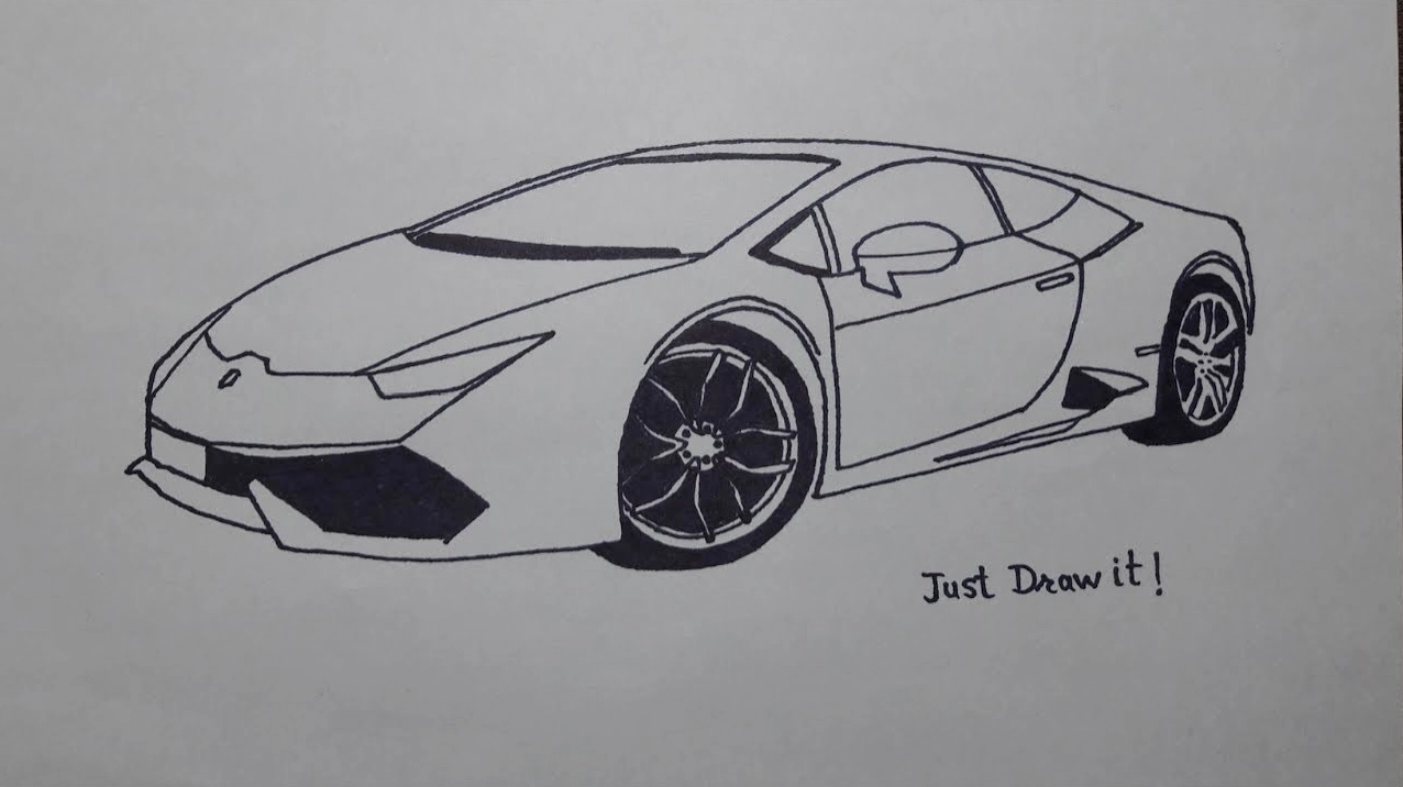 Hướng dẫn vẽ xe ô tô 3D đơn giản