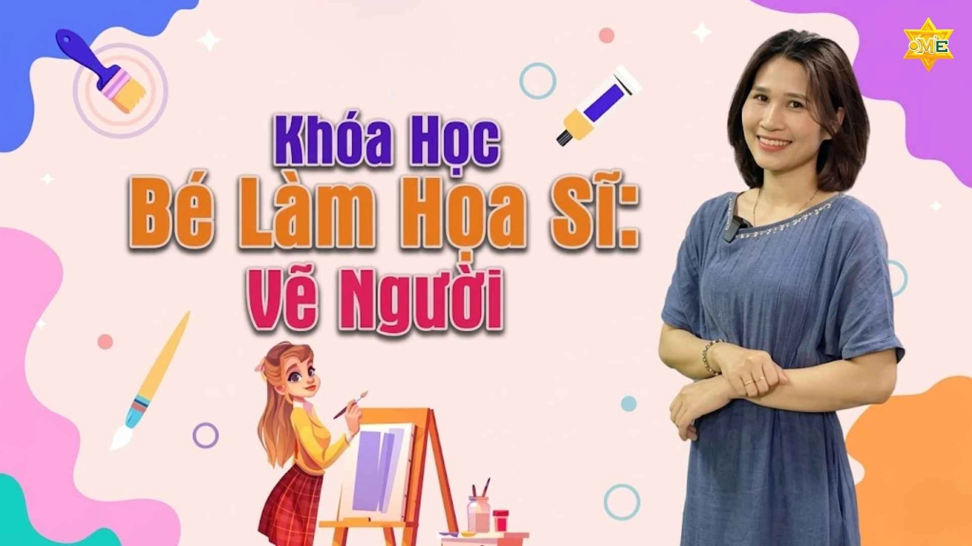 Khóa học bé làm họa sĩ: Vẽ người