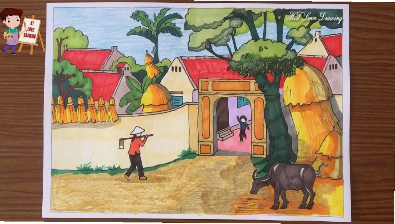 Luật gần và xa trong vẽ không gian để tạo chiều sâu