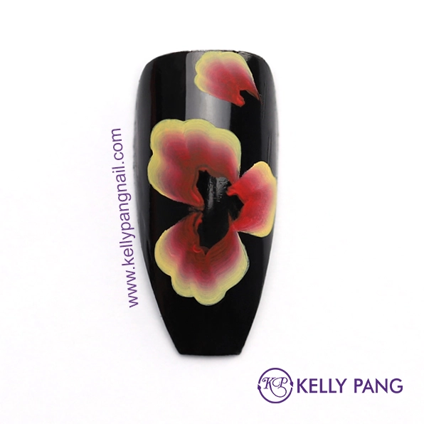 Mẫu nail hoa 3D hình cánh bướm