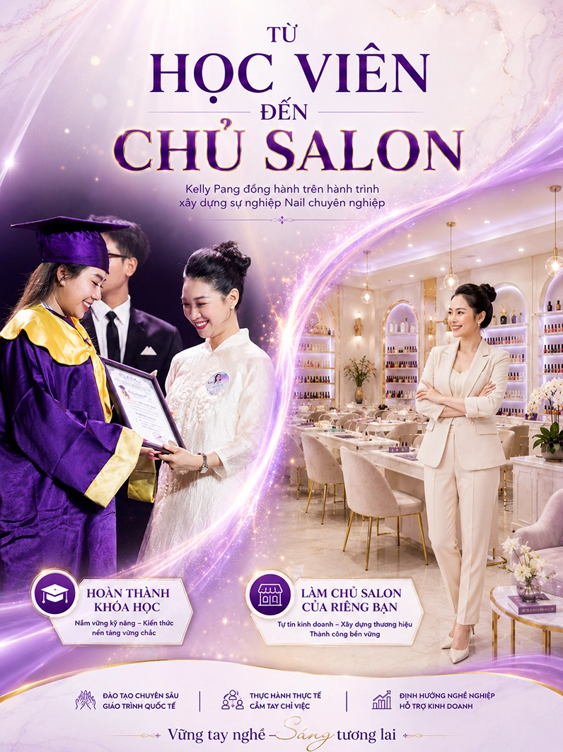 Minh chứng sự thành công từ học viên thành chủ salon