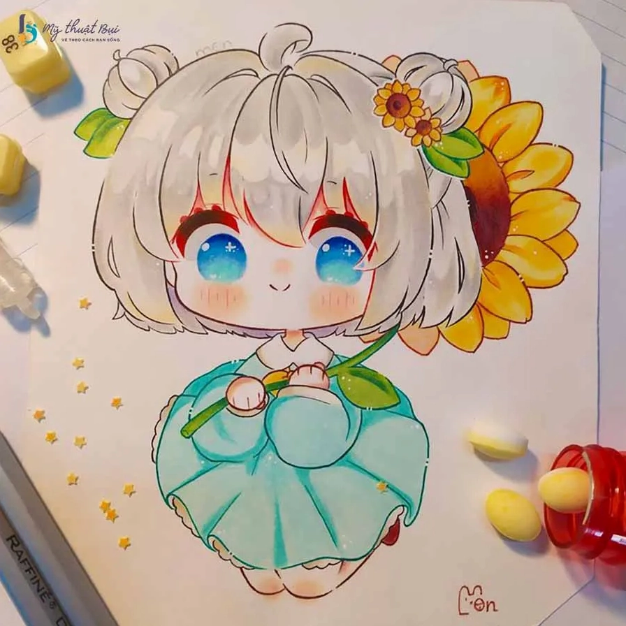 Một tác phẩm vẽ Chibi đẹp mắt