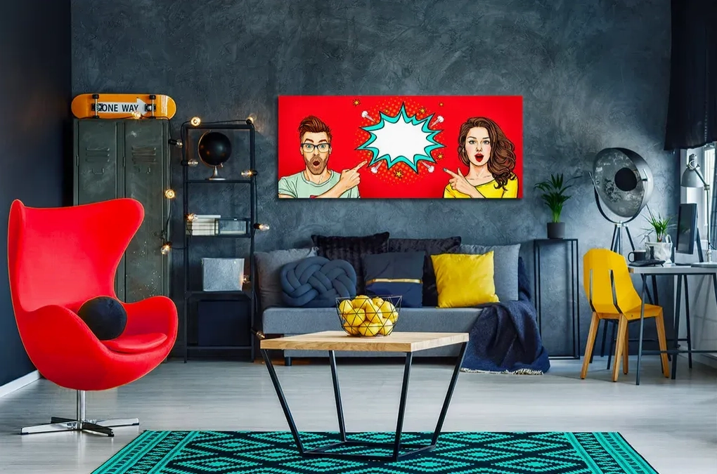 Phong cách Pop Art: Đỉnh cao nghệ thuật đại chúng trong nội thất