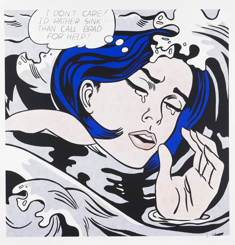 Tác phẩm Drowning Girl (1963)