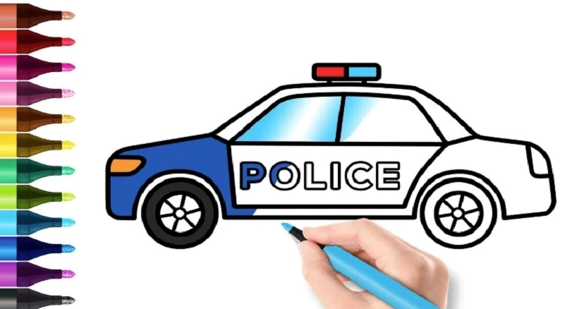 Tác phẩm xe ô tô mơ ước của bé