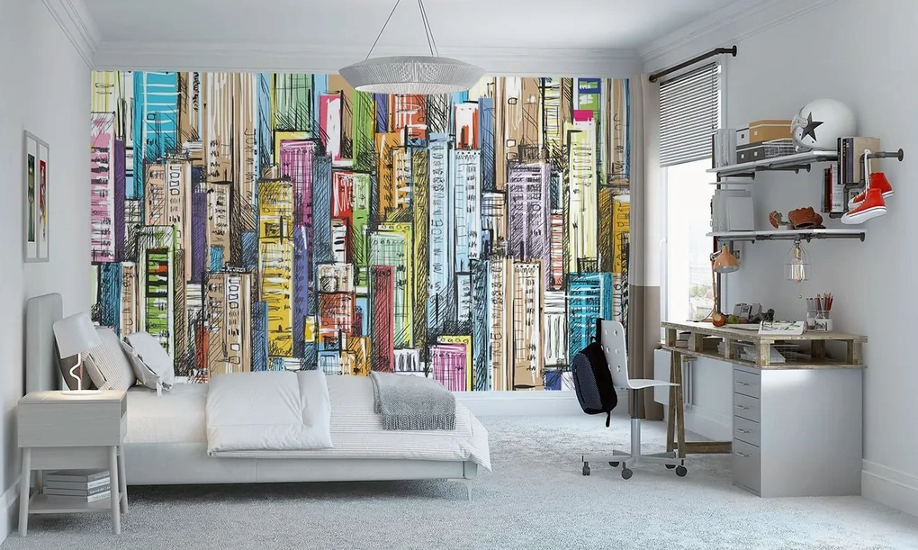 Thể hiện cá tính qua căn phòng ngủ phong cách Pop Art