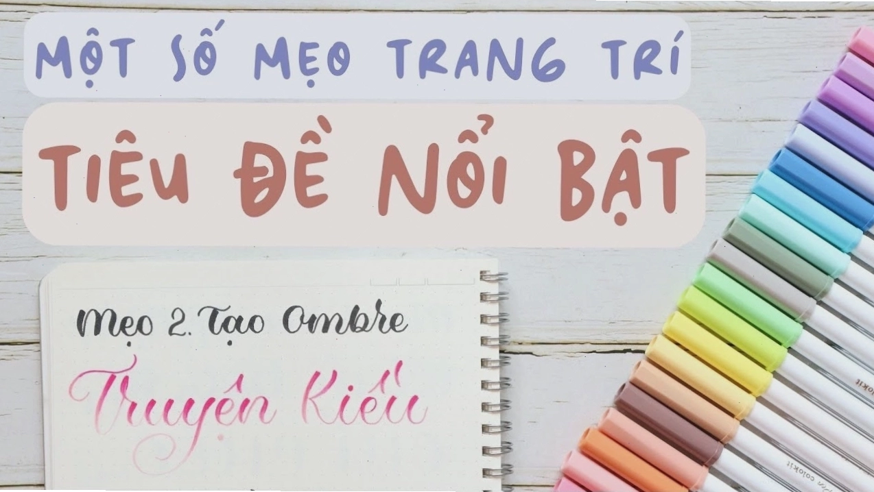 Trang trí tiêu đề Back to School dễ thương