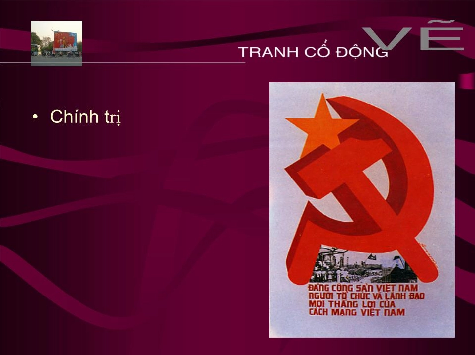 Tranh cổ động với thông điệp xã hội