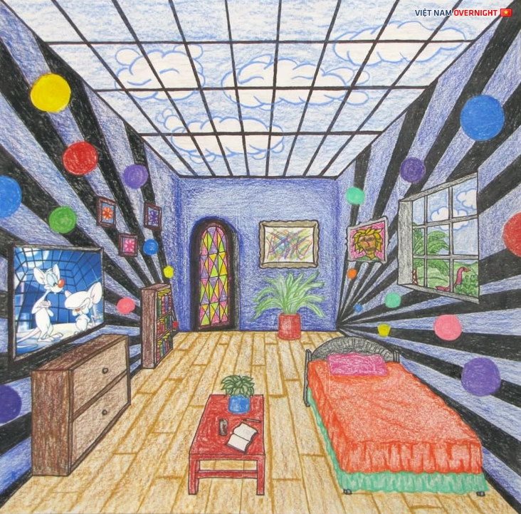 Tranh Pop Art hiện đại với chủ đề mạng xã hội