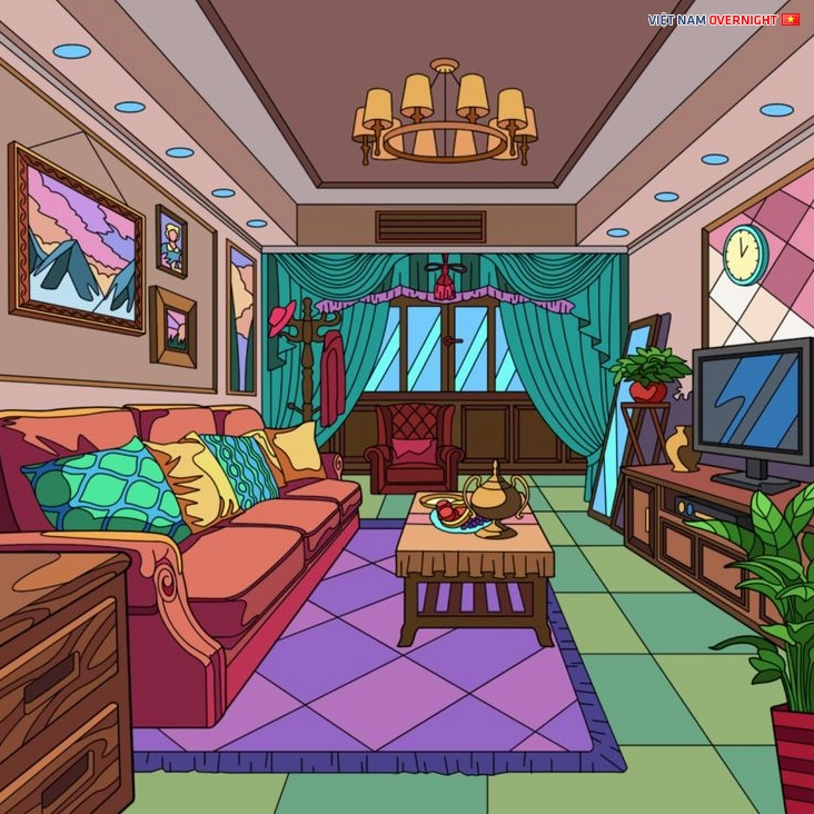 Tranh Pop Art với màu sắc rực rỡ