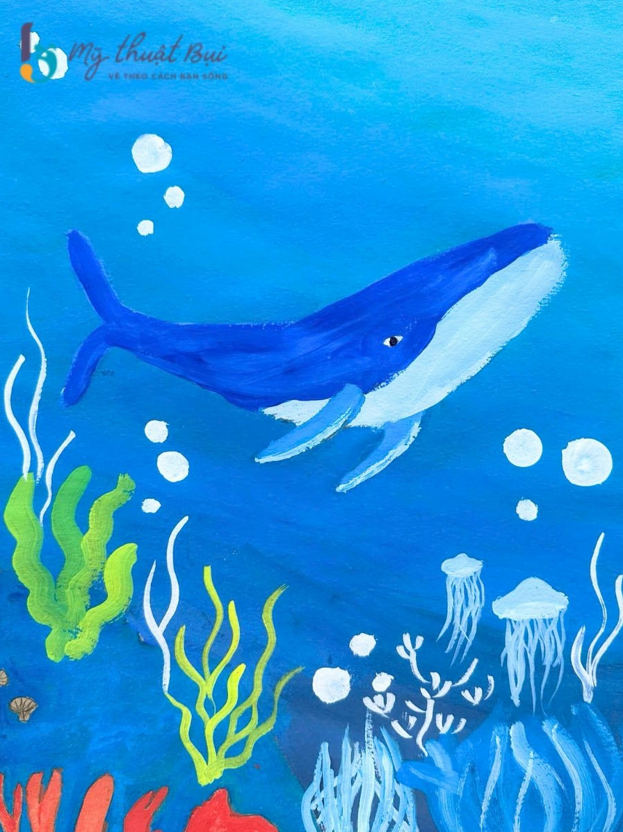Tranh vẽ bảo vệ môi trường trái đất thể hiện sự cấp bách