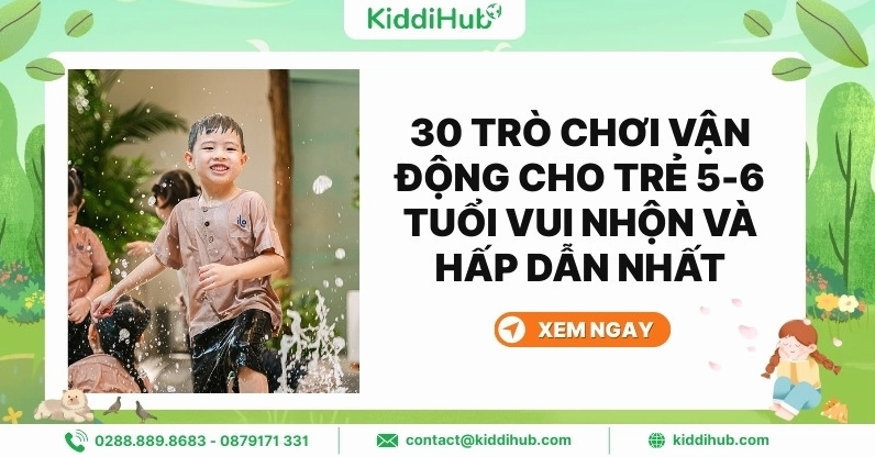 Trẻ em đang tham gia trò chơi vận động