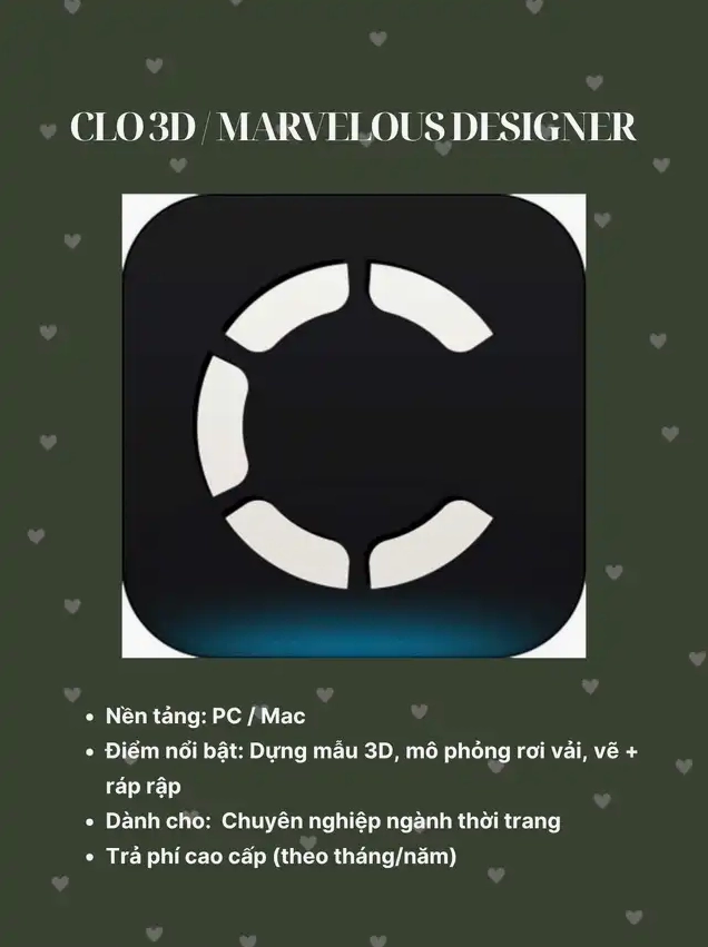 Ứng dụng CLO3D/MARVELOUS DESIGNER cho thiết kế 3D