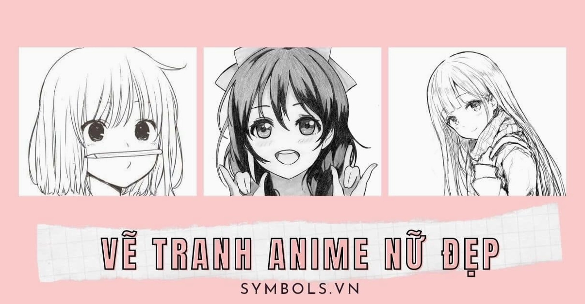 Vẽ Tranh Anime Nữ Đẹp