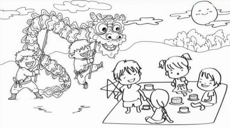Vẽ tranh Trung Thu với ánh sáng và chi tiết