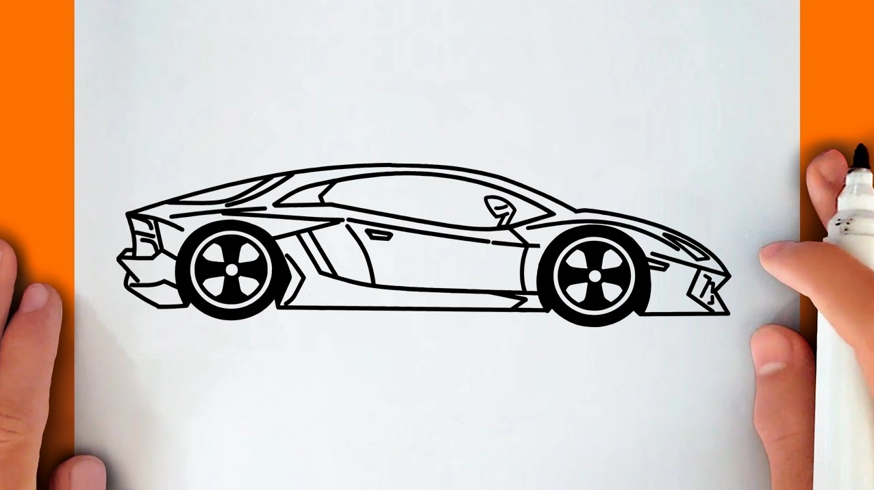 Video hướng dẫn vẽ siêu xe Lamborghini chi tiết