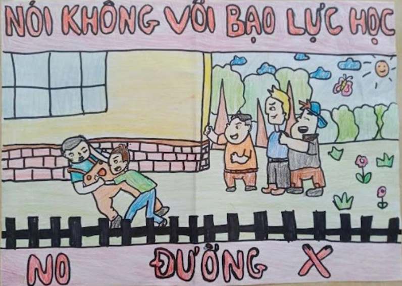 Ý nghĩa của việc vẽ tranh về bạo lực học đường