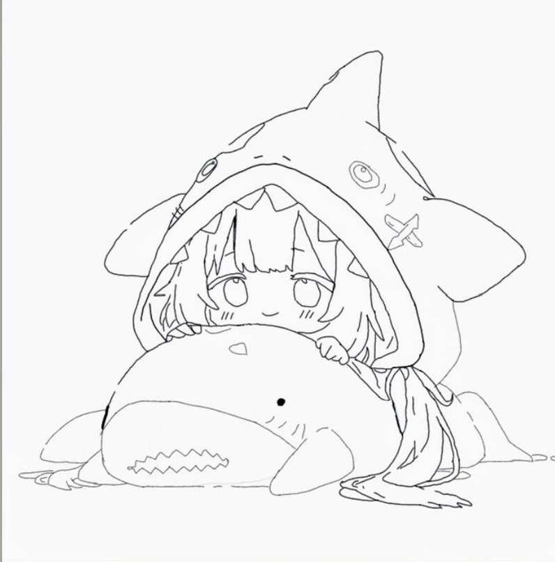 Ảnh anime dễ vẽ