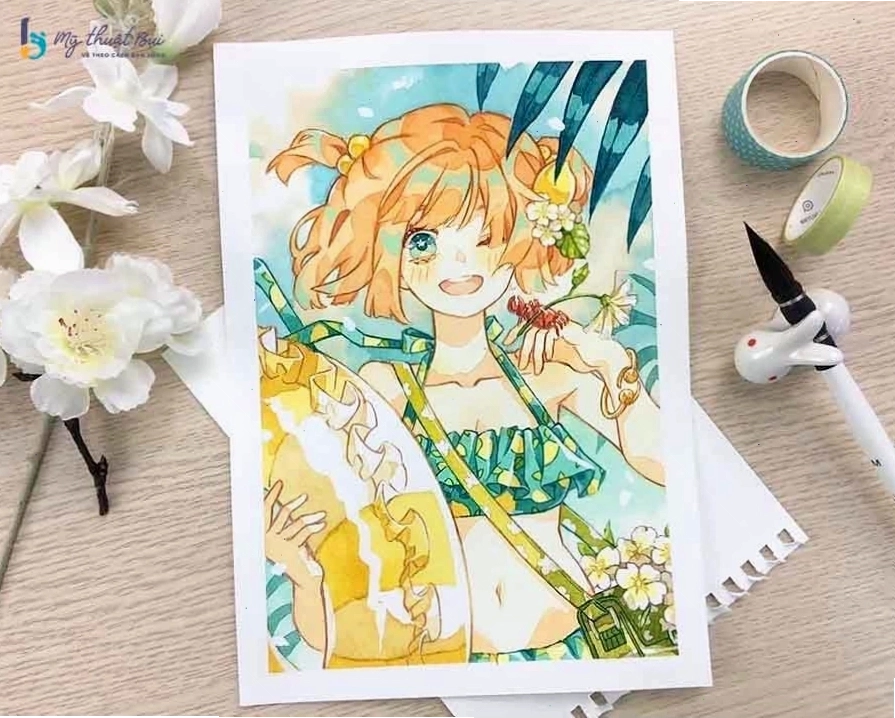 Ảnh anime đẹp cute đơn giản dễ vẽ 5