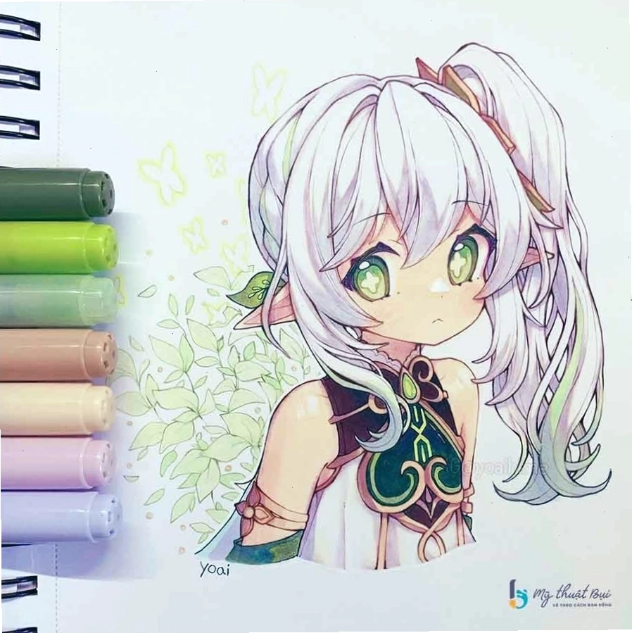 Ảnh anime đẹp cute đơn giản dễ vẽ