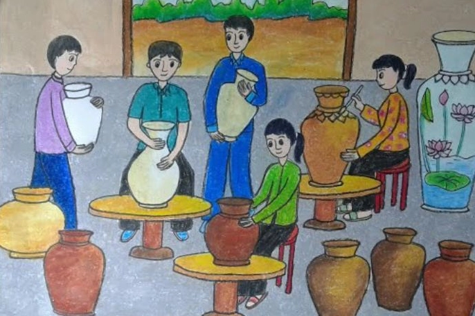 Bản đồ Việt Nam được tô màu sinh động