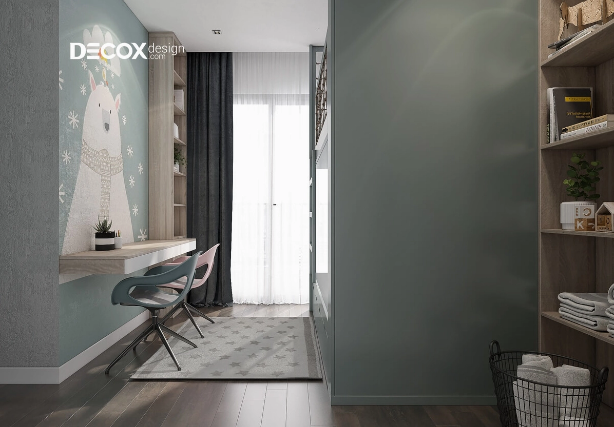 Bàn ghế được thiết kế tinh gọn rất phù hợp với một không gian nhỏ hẹ