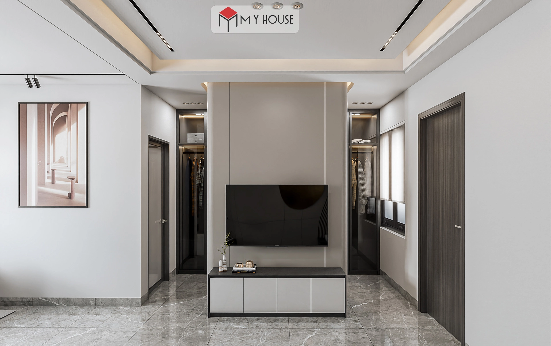 Bản vẽ mẫu phòng ngủ 12m2 đơn giản