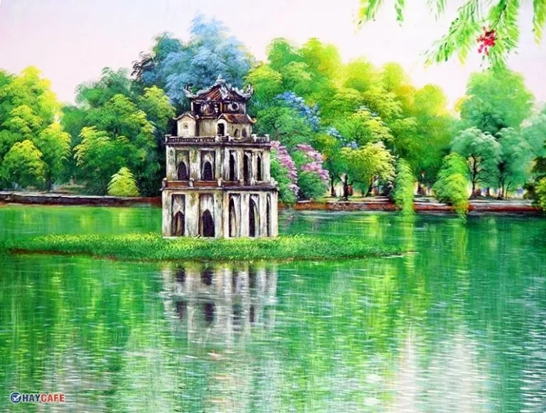 Bật mí cách vẽ Hồ Gươm đẹp nhất: Dễ dàng, chuẩn từng nét!