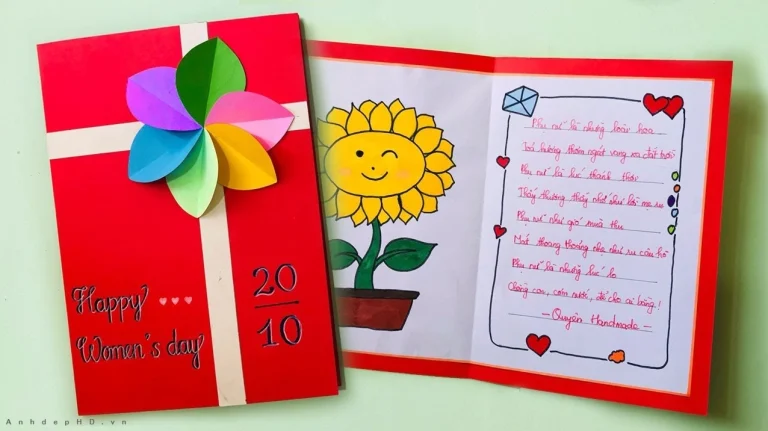 Bật mí cách vẽ thiệp 20/10 ĐẸP NGẤT NGÂY chỉ với vài bước!