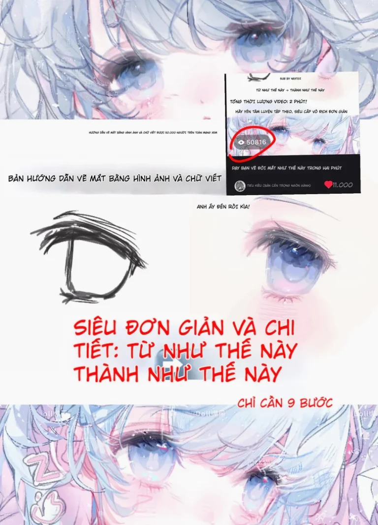 Bí kíp vẽ mặt Anime chuẩn không cần chỉnh: Hướng dẫn chi tiết từ A-Z