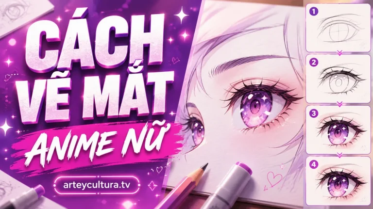 Bí kíp vẽ mắt Anime ngầu chuẩn từng đường nét