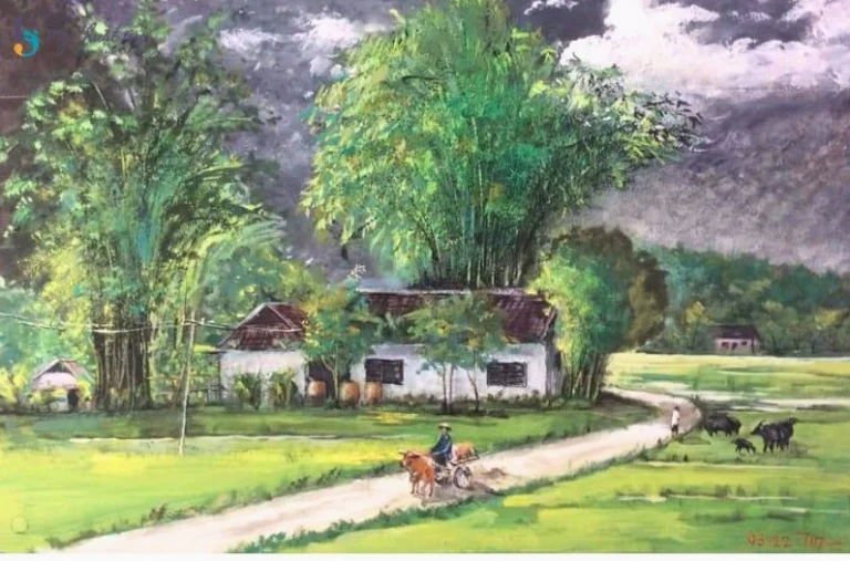 Bí Kíp Vẽ Phong Cảnh Quê Hương Đẹp Như Họa Sĩ