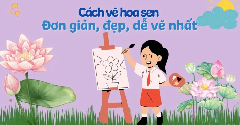 Bí Quyết Vẽ Hoa Sen Cách Điệu Đơn Giản: Đẹp Mê Mẩn Ai Cũng Làm Được!
